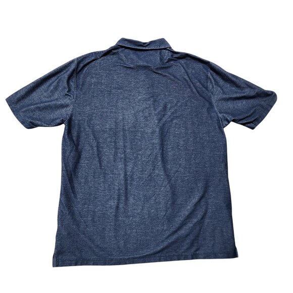 Pendleton Mens XXL‎ Blue Polo Shirt With Pocket & Aztec Collar Trim READ - Picture 3 of 8